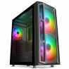 GameMax F15G Full Tower 1 x USB 3.0 / 2 x USB 2.0 Tempered Glass Side & Front Window Panels Black Case with Addressable RGB LED 