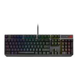 Asus ROG STRIX SCOPE RX Optical Mechanical RGB Gaming Keyboard, All-round Illumination, IP56, USB Passthrough, Alloy Top Plate, 