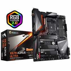 Gigabyte X570 AORUS ULTRA AMD Socket AM4 ATX HDMI DDR4 Dual PCIe 4.0 M.2 USB C WiFi 6 RGB Motherboard