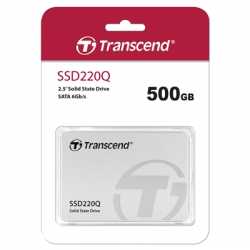 Transcend 500GB SSD220Q 2.5" SATA III SSD Drive - 550MB/s