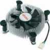 Akasa AK-CCE-7106HP Heatsink and Fan, Sockets 775, 115x, 1200, Low Profile, PWM Fan, up to 73W