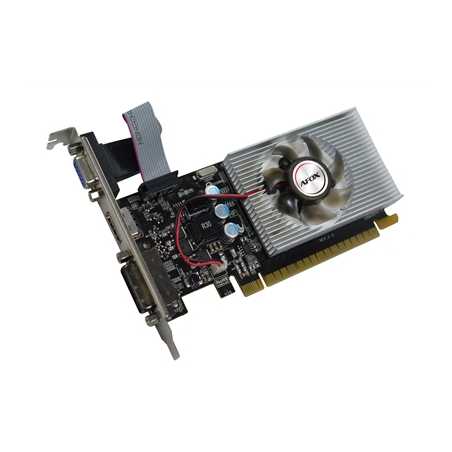 AFOX GeForce GT220 1GB DDR3 Low Profile Single Fan PCI-E Graphics Card