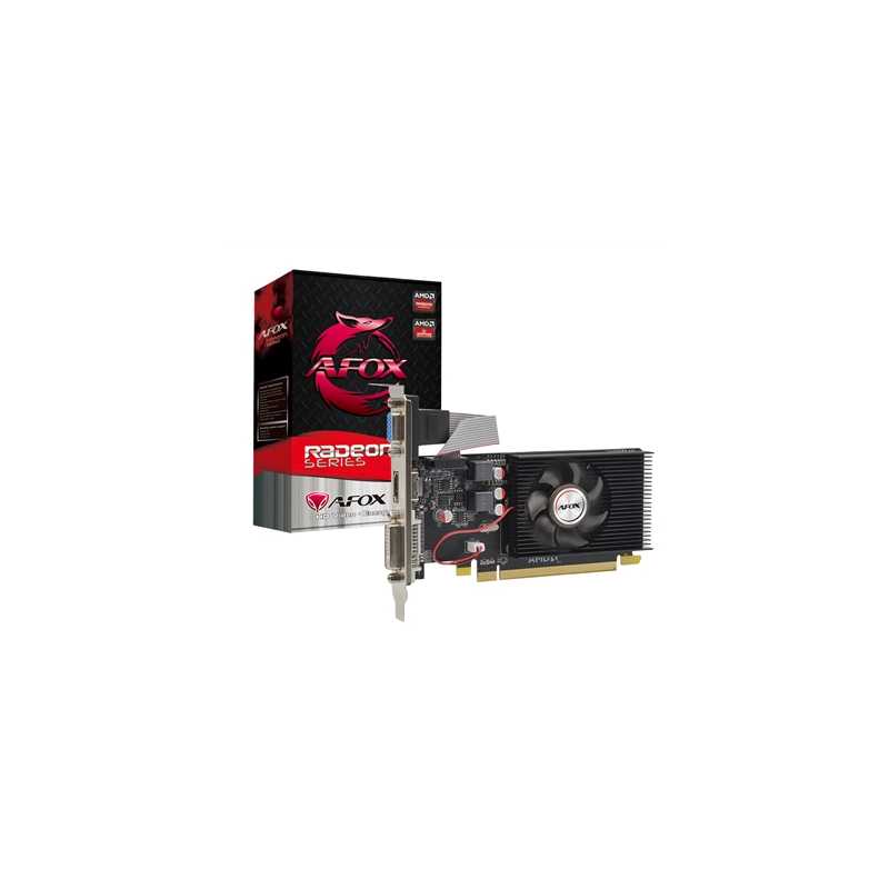 AFOX Radeon R5 220 2GB DDR3 Single Fan Low Profile Graphics Card