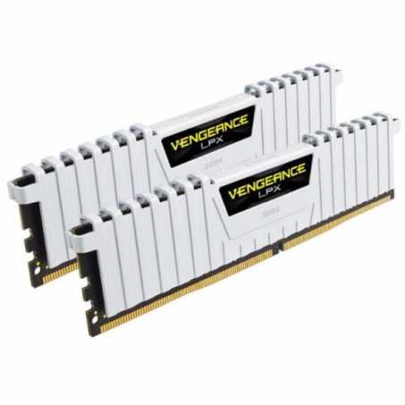 Corsair Vengeance LPX 16GB Kit (2 x 8GB), DDR4, 3000MHz (PC4-24000), CL15, XMP 2.0, DIMM Memory, White