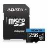 ADATA 256GB Premier Micro SDXC Card with SD Adapter, UHS-I Class 10 with A1 App Performance