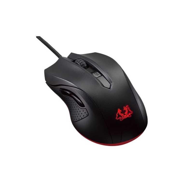 Asus CERBERUS Gaming Mouse, 2500 DPI, 4-Step DPI Control, 4-Colour LED, 155g