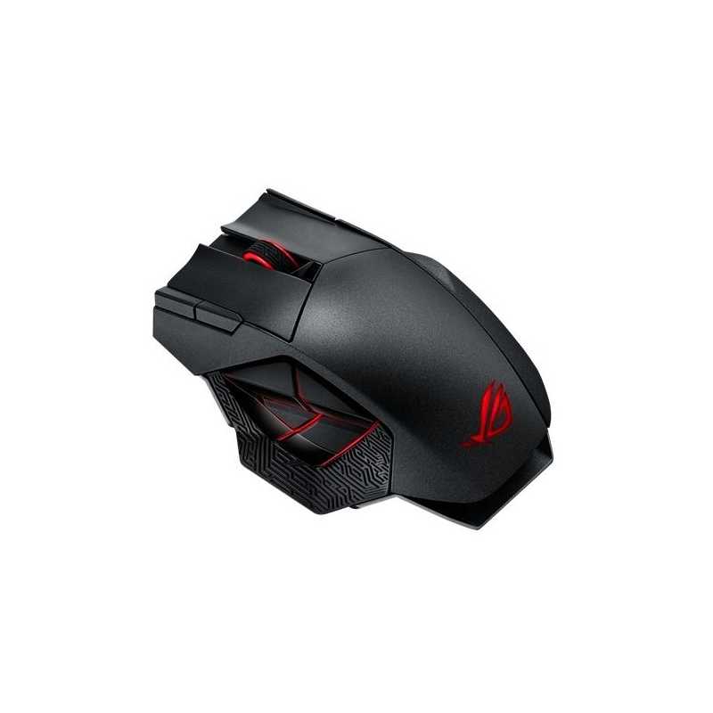 Asus ROG Spatha Gaming Mouse, Wired/Wireless, 8200 DPI, 12 Programmable Buttons, RGB LED, ROG