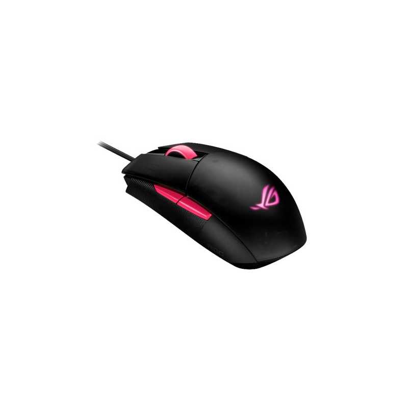 Asus Rog Strix Impact Ii Gaming Mouse 400 60 Dpi Omron Switches Dpi Button Rgb Led Electro Punk