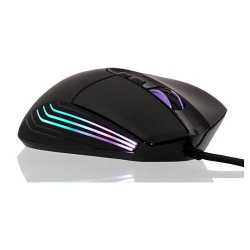 Riotoro NADIX Wired Optical RGB Gaming Mouse, USB, 10,000 DPI, 7 Programmable Buttons, 1000Hz
