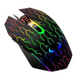 Riotoro URUZ Z5 Lightning Wired Optical RGB Gaming Mouse, 4000 DPI, 6 Programmable Buttons