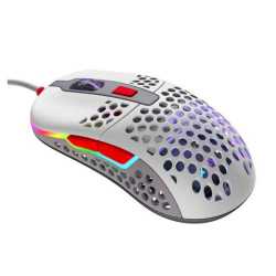 XTRFY M42 Wired Optical Ultra-Light Gaming Mouse, USB, 400-16000 DPI, Omron Switches, Adjustable RGB, Modular Design, Retro