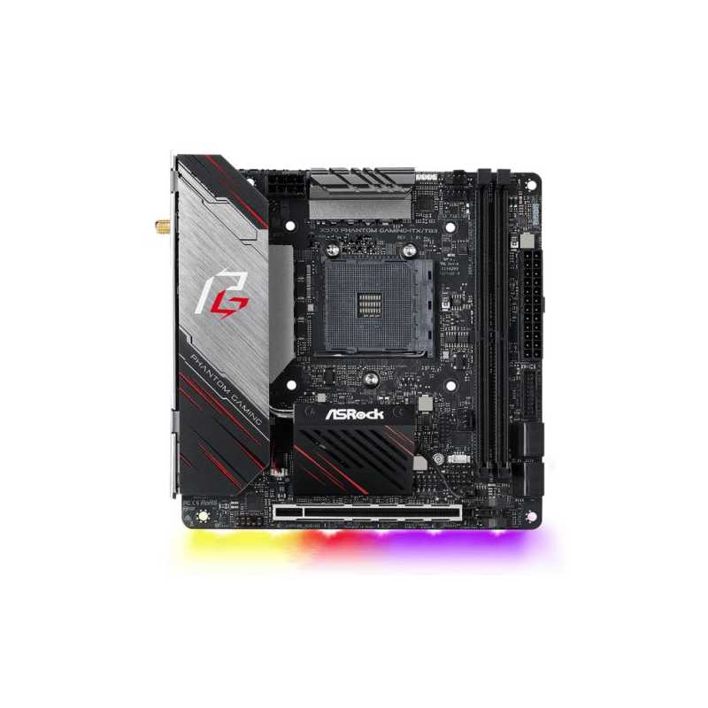 Asrock X570 PHANTOM GAMING-ITX/TB3, AMD X570, AM4, Mini ITX,  HDMI, DP, Wi-Fi, PCIe4, RGB Lighting, Thunderbolt 3