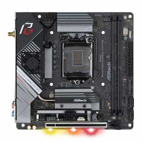 Asrock Z490 PHANTOM GAMING-ITX/TB3, Intel Z490, 1200, Mini ITX, 2 DDR4, HDMI, DP, AX Wi-Fi, 2.5G LAN, RGB Lighting, Thunderbolt3