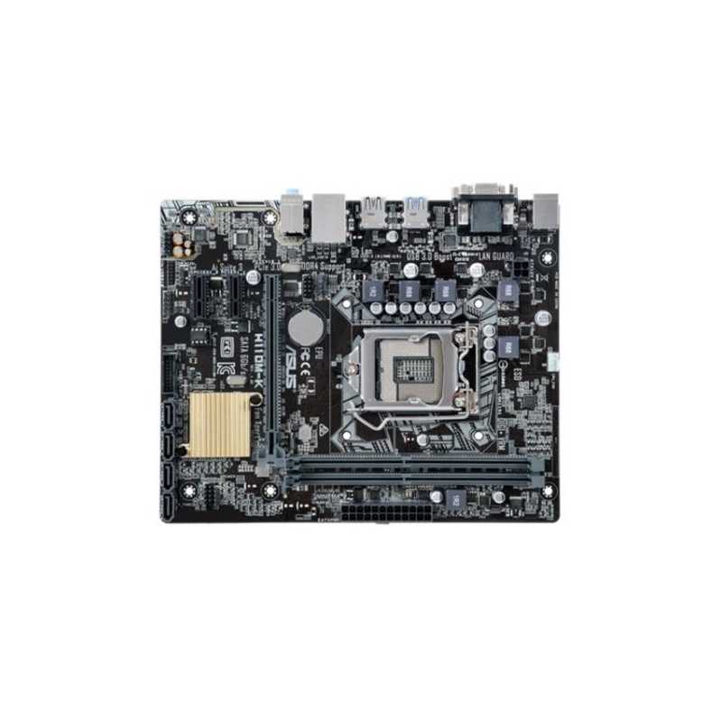 Asus H110M-K, Intel H110, 1151, Micro ATX, DDR4, VGA, DVI