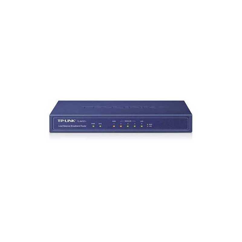 TP LINK (TL-R470T V5) Load Balance Broadband Router, 1 WAN, 1 LAN, 3 Changeable WAN/LAN Ports