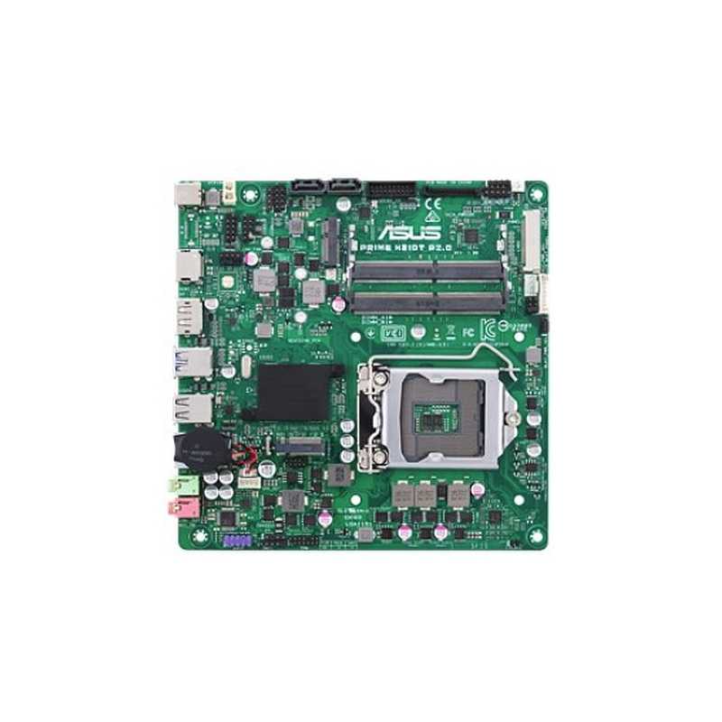 Asus PRIME H310T R2.0/CSM - Corporate Stable Model, Intel H310, 1151, Thin Mini ITX, DDR4 SO-DIMM, HDMI, DP, M.2, Business Featu