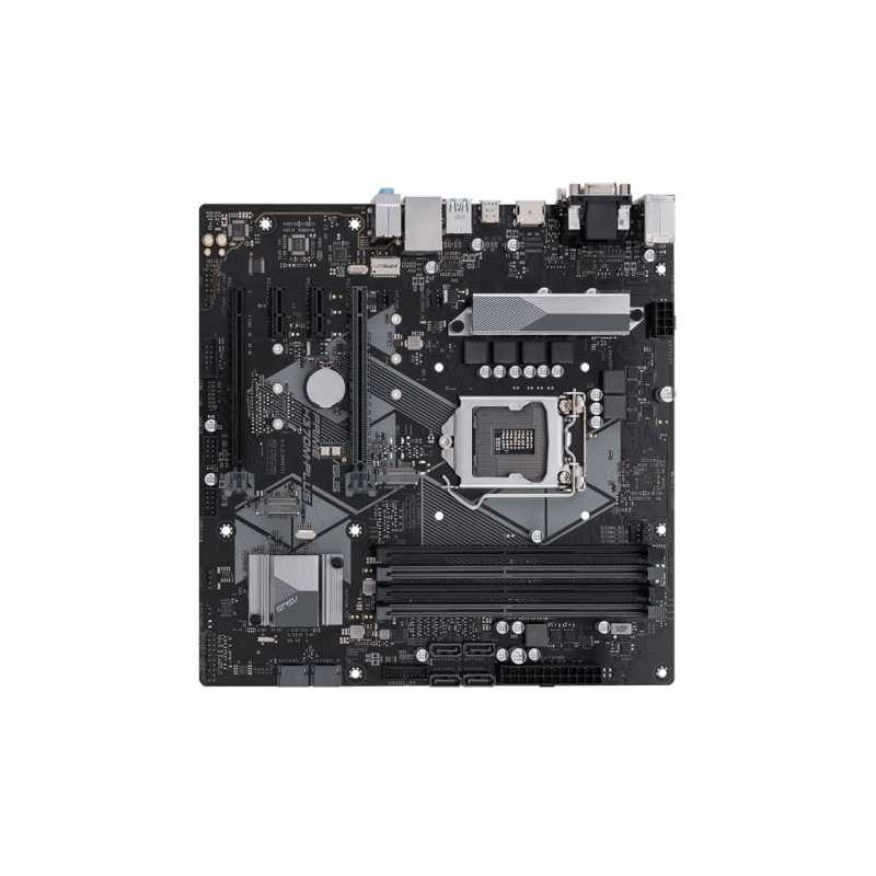 Asus PRIME H370M-PLUS, Intel H370, 1151, Micro ATX, DDR4, VGA, DVI, HDMI, XFire, Dual M.2
