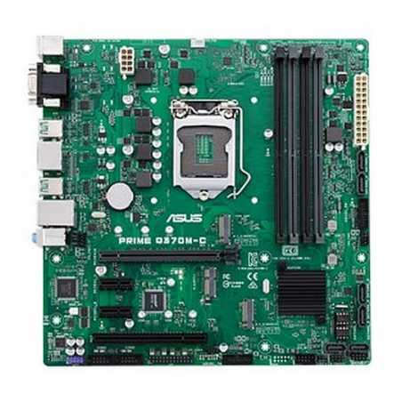 Asus PRIME Q370M-C Business Motherboard, Intel Q370, 1151, Micro ATX, DDR4, VGA, HDMI, 2 DP, 24/7 Operation