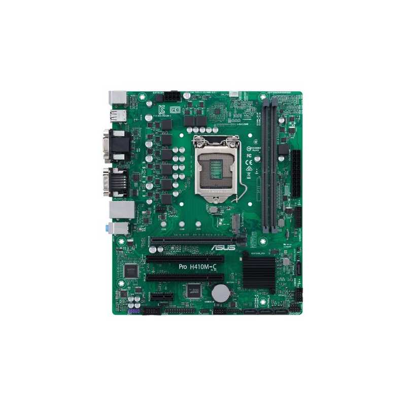 Asus PRO H410M-C/CSM - Corporate Stable Model, Intel H410, 1200, Micro ATX, 2 DDR4, VGA, DVI, HDMI, COM Port, LPC Header, M.2