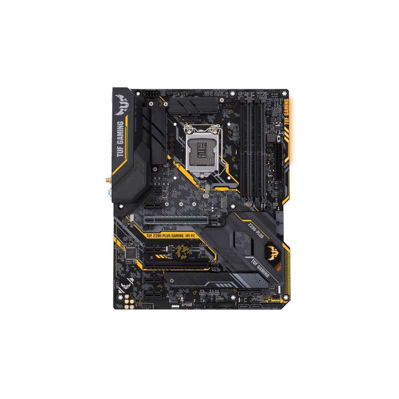 Asus TUF Z390-PLUS GAMING (WI-FI), Intel Z390, 1151, ATX, XFire, HDMI, DP, Wi-Fi, RGB Lighting, M.2