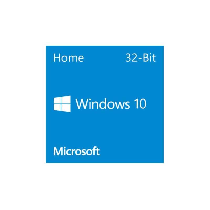 Microsoft Windows 10 Home 32-bit, OEM DVD, Single Copy