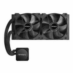 Antec H1200 PRO Liquid CPU Cooler, 240mm Radiator, 12cm Blue LED Fans, High Performance Pump