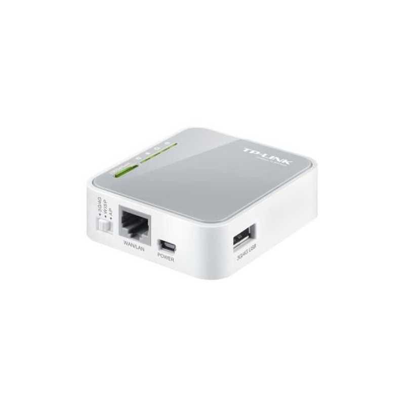 TP-LINK (TL-MR3020 V3) 300Mbps Travel-size Wireless 3G/4G Router, USB, LAN