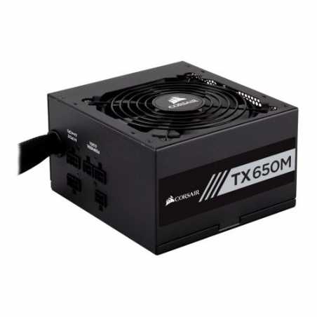 Corsair 650W Enthusiast TX-M Series TX650M PSU, Rifle Bearing Fan, Semi-Modular, 80+ Gold	