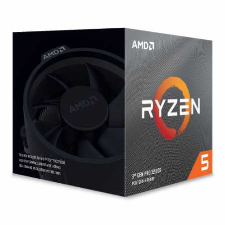 AMD Ryzen 5 3600XT CPU with Wraith Spire Cooler, AM4, 3.8GHz (4.5 Turbo), 6-Core, 95W, 32MB L3 Cache, 7nm, 3rd Gen, No Graphics,