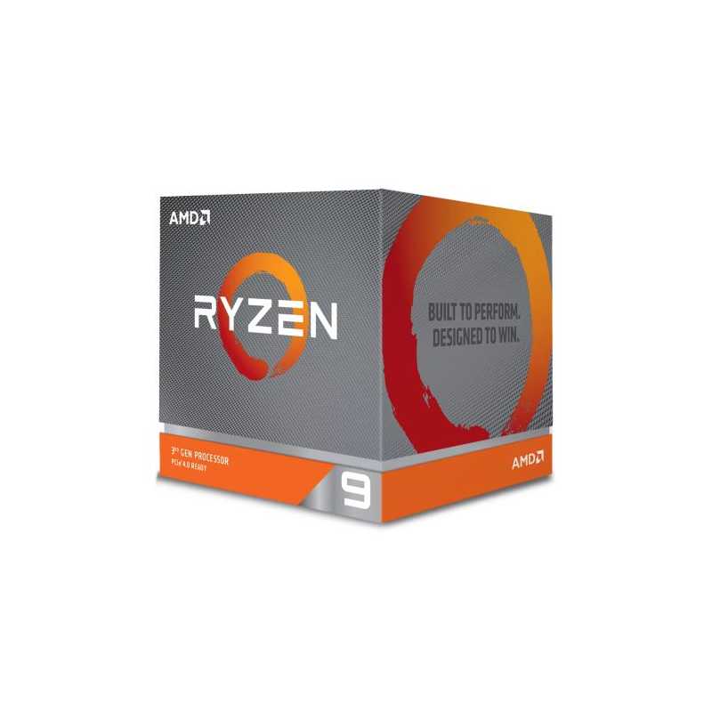 AMD Ryzen 9 3900X CPU with Wraith Prism RGB Cooler, 12-Core, AM4, 3.8GHz (4.6 Boost), 105W, 7nm, 3rd Gen, No Graphics, Matisse