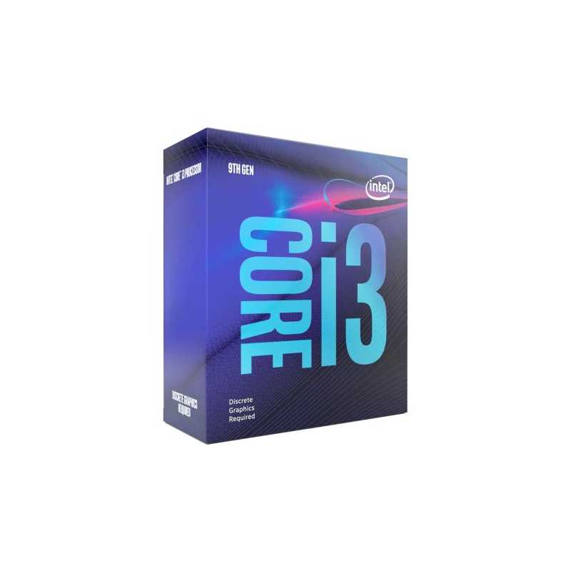 Intel Core I3-9100F CPU, 1151, 3.6 GHz (4.2 Turbo), Quad Core, 65W, 14nm, 6MB Cache, Coffee Lake Refresh *NO GRAPHICS*