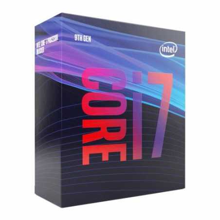 Intel Core i7-9700 CPU, 1151, 3.0 GHz (4.7 Turbo), 8-Core, 65W, 14nm, 12MB Cache, UHD GFX, Coffee Lake