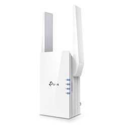 TP-LINK (RE505X) AX1500 (300+1200) Dual Band Wall-Plug Wi-Fi Range Extender, 1 x GB LAN, AP Mode