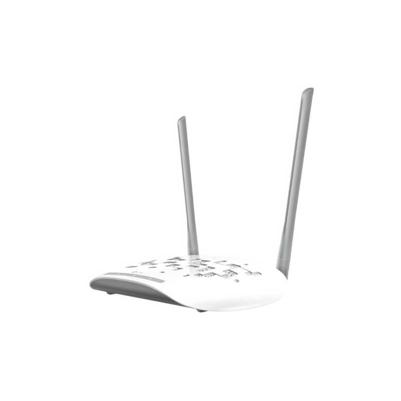TP-LINK (TL-WA801N) 2.4Ghz 300Mbps Wireless N Access Point, Fixed Antennas, Multi-mode - Repeater, Multi-SSID, Client, Bridge wi