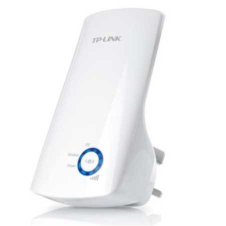 TP-LINK (TL-WA854RE) 300Mbps Wall-Plug Wifi Range Extender, No LAN