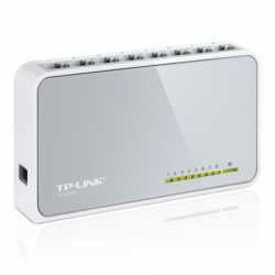 TP-LINK (TL-SF1008D V12) 8-Port 10/100 Unmanaged  Desktop Switch, Plastic Case