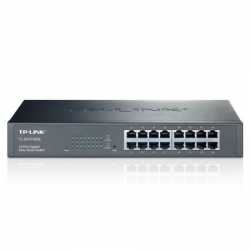 TP-LINK (TL-SG1016DE) 16-Port Gigabit Easy Smart Switch, Unmanaged, Rackmountable