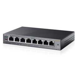 TP-LINK (TL-SG108PE) 8-Port Gigabit PoE Easy Smart Switch, 4-Port PoE, Steel Case