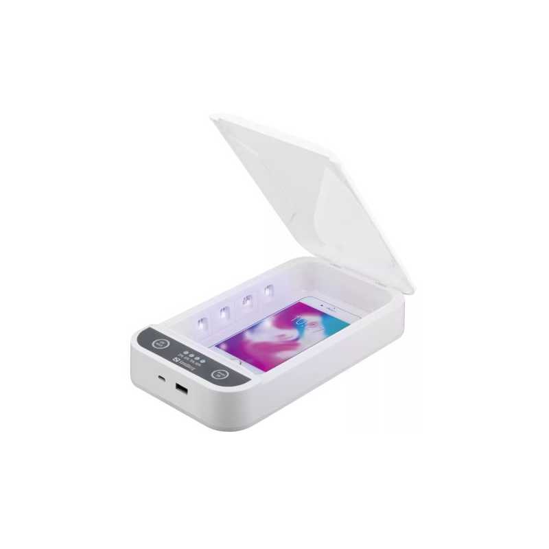 Sandberg (470-30) 7" USB UV Sterilizer Box, , 360° UV Disinfection, Kills up to 99% Bacteria/Viruses, Optional Aroma Function, Sandberg (470-30) 7" USB UV Sterilizer Box, , 360° UV Disinfection, Kills up to 99% Bacteria/Viruses, Optional Aroma Function,