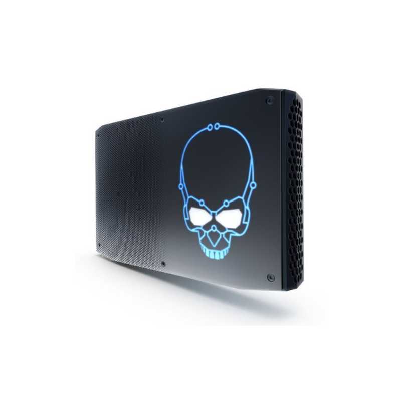 Intel NUC Hades Canyon i7 Gaming Barebone, i7-8705G, 2 x M.2, RX Vega M GL Graphics, Wi-Fi, USB Type C Gen2, VESA, RGB Skull - N