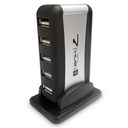Dynamode (USB-H70-1A2.0) External 7-Port USB 2.0 Hub, Mains Powered