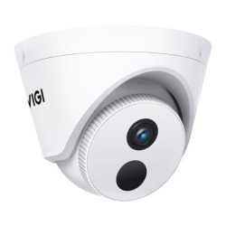 TP-LINK (VIGI C400HP-4) 3MP Indoor Turret Network Security Camera w/ 4mm Lens, PoE/12V DC, Smart Detection, Smart IR, WDR, 3D DN
