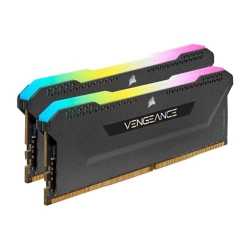 Corsair Vengeance RGB Pro SL 32GB Memory Kit (2 x 16GB), DDR4, 3200MHz (PC4-25600), CL16, XMP 2.0, Black, Ryzen Optimised 