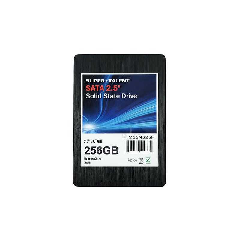 Super Talent 256GB TeraNova SSD Drive, 2.5", SATA3, TLC NAND, R/W 530/450 MB/s, 7mm