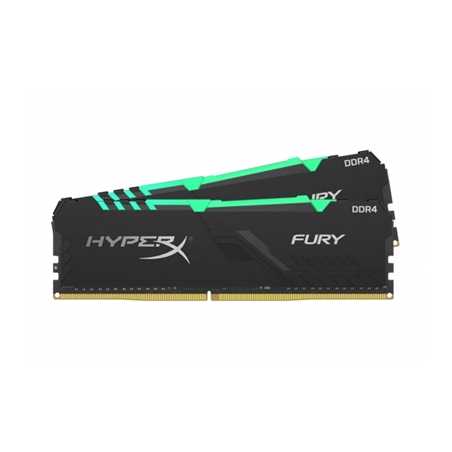 Kingston HyperX Fury RGB 32GB Black Heatsink (2x16GB) DDR4 3600MHz DIMM System Memory