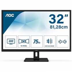AOC Q32E2N 31.5" QHD 75Hz 4ms HDMI / Display Port  inc Speakers IPS Monitor