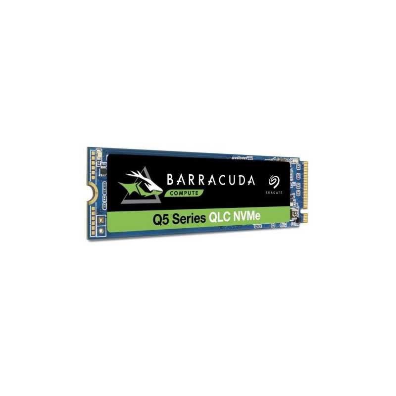 Seagate 1TB BarraCuda Q5 M.2 NVMe SSD, M.2 2280, PCIe, 3D QLC NAND, R/W 2400/1700 MB/s