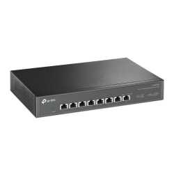 TP-LINK (TL-SX1008) 8-Port Unmanaged 10G Multi-Gigabit Desktop/Rackmount Switch, 8x 100/1G/2.5G/5G/10G, Low-Noise Fan, Steel Cas