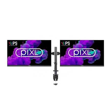 2 X piXL 23" IPS Full HD Frameless Monitors with FREE piXL Double Monitor Arm Bundle
