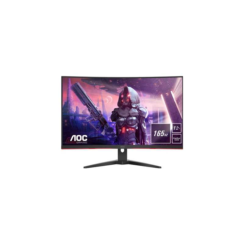 AOC C32G2AE/BK 31.5" 1655Hz 1ms VGA / HDMI / Display Port  inc Speakers Freesync Curved Monitor